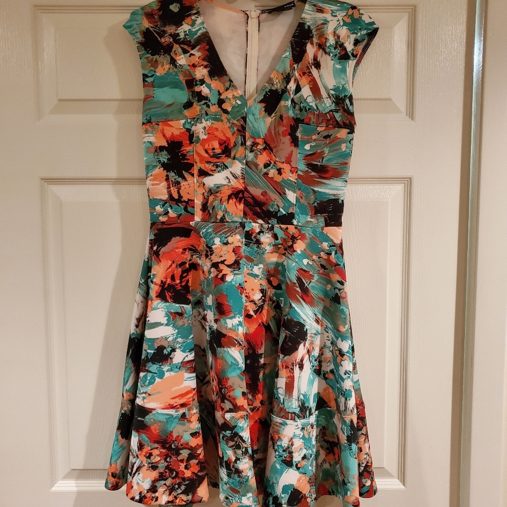 Aqua Colorful Dress